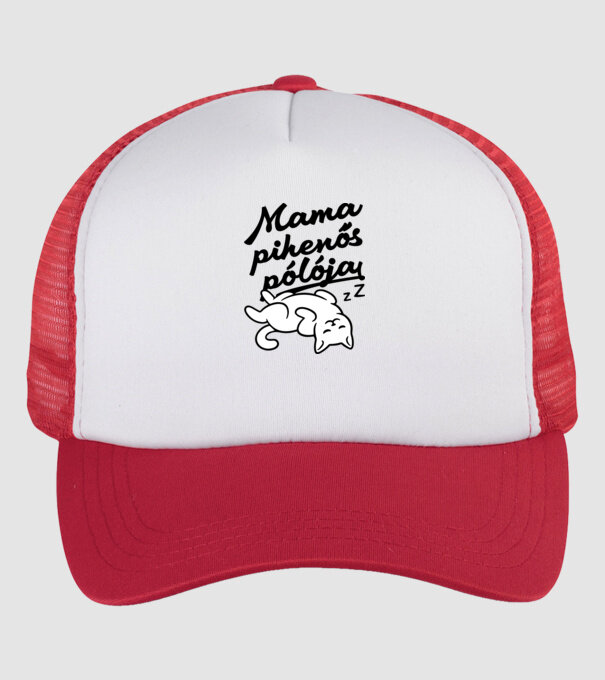  minta fehér/piros pólón