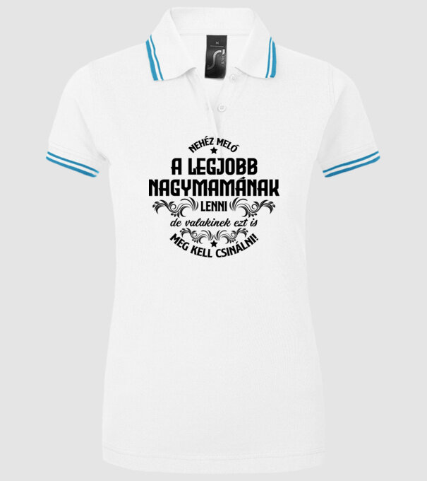  minta fehér pólón