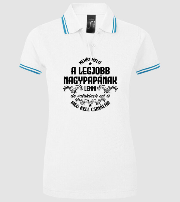  minta fehér pólón
