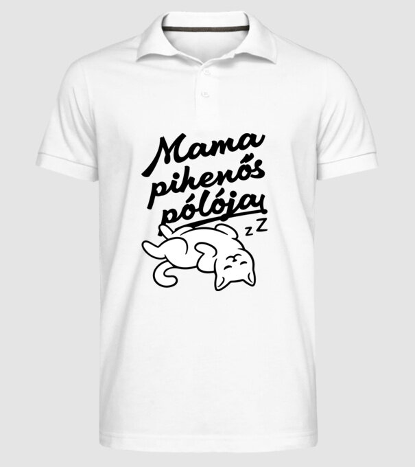  minta fehér pólón