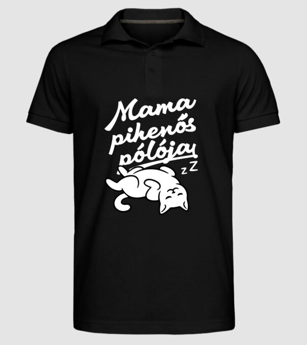  minta fekete pólón