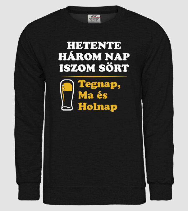  minta fekete pólón