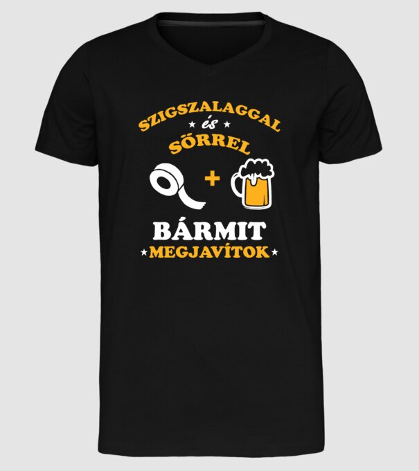  minta fekete pólón