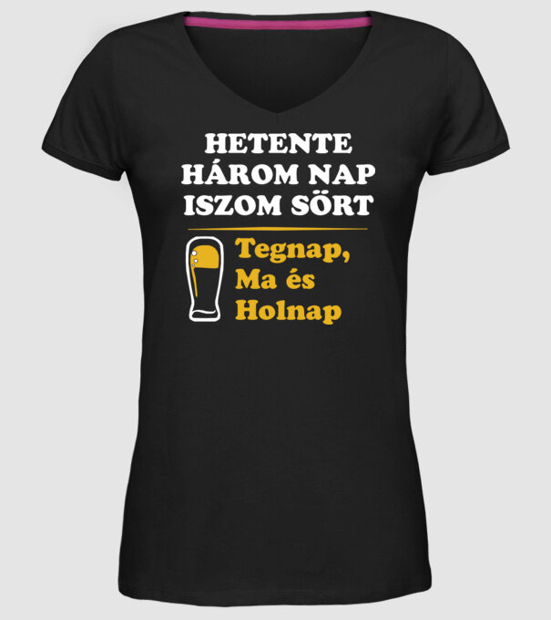  minta fekete pólón