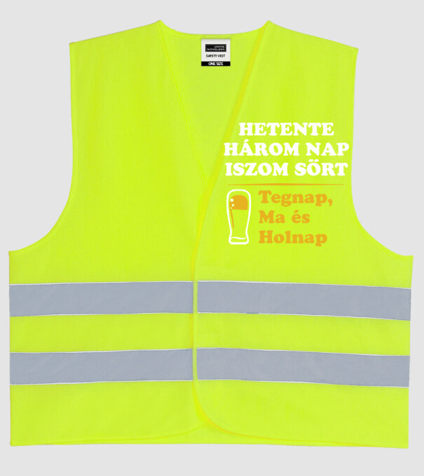  minta neonsárga pólón