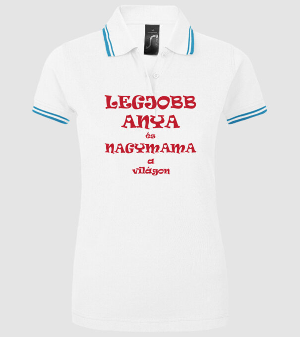  minta fehér pólón