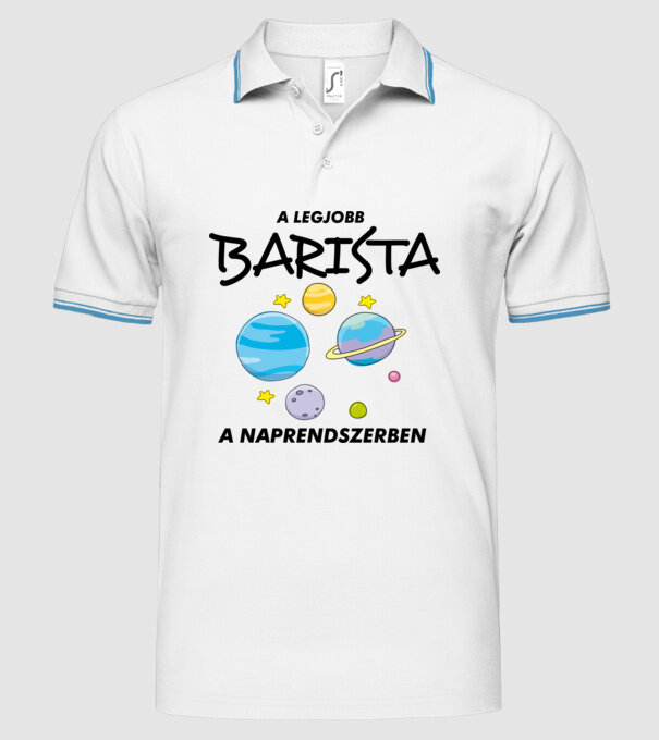  minta fehér pólón