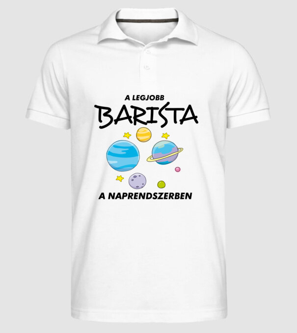  minta fehér pólón