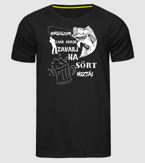  minta fekete pólón