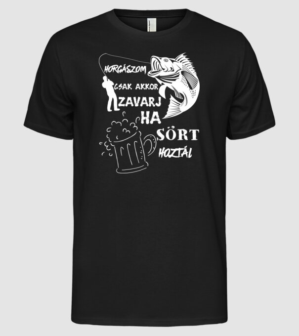  minta fekete pólón
