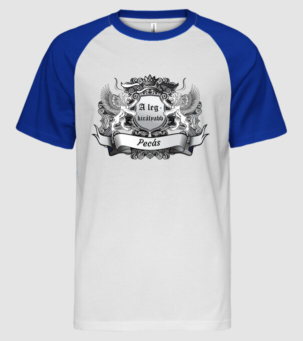  minta fehér/royal pólón
