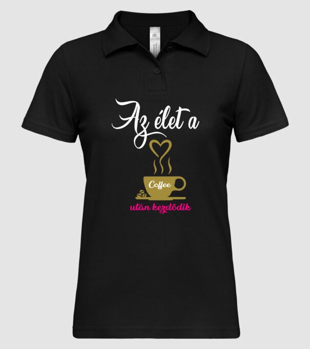  minta fekete pólón