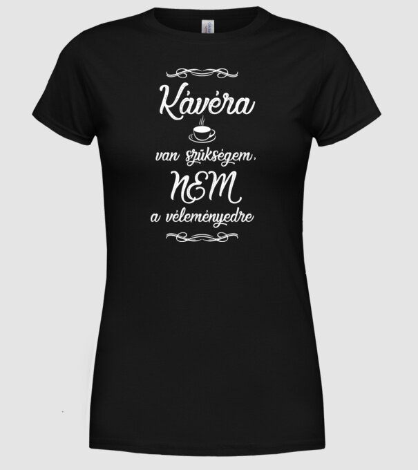  minta fekete pólón