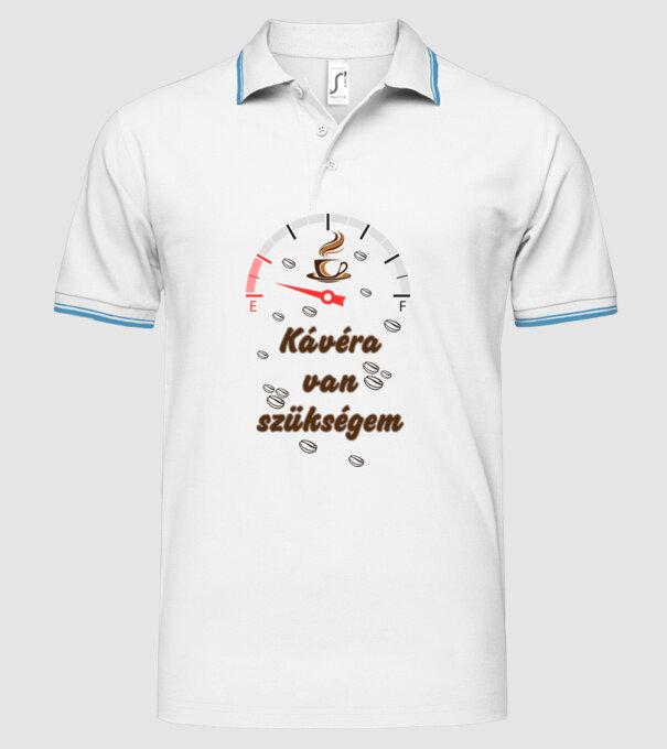  minta fehér pólón