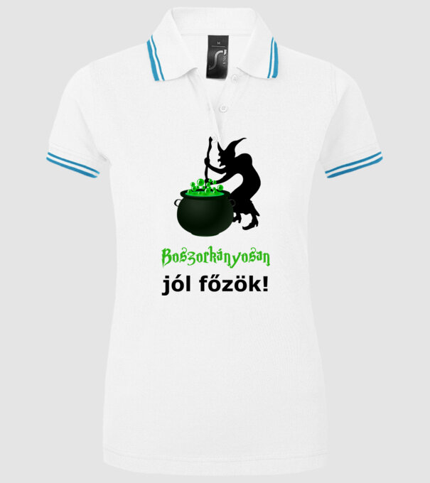 minta fehér pólón
